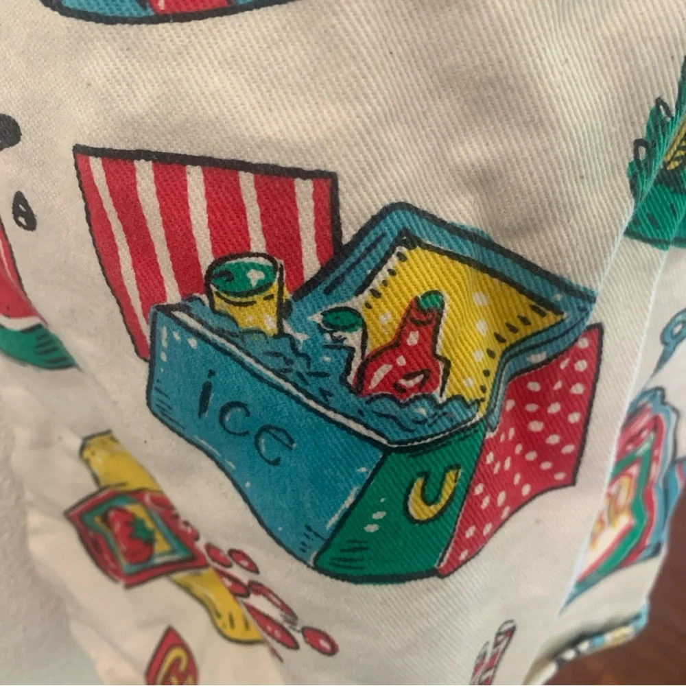 Vintage Grilla Gear Apron Outdoor BBQ Pattern Thick Cotton Fully Adjustable s-xl